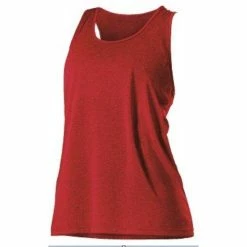 Alleson Girls Heather Tech Racerback Tank