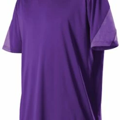 Alleson Youth Color Block Short Sleeve Tech Tennis Jersey