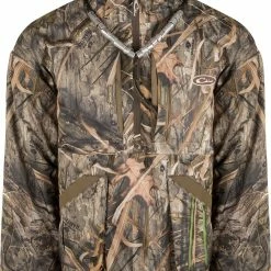 Drake Mens Refuge 3.0 Fleece-Lined 1/4 Zip Jacket