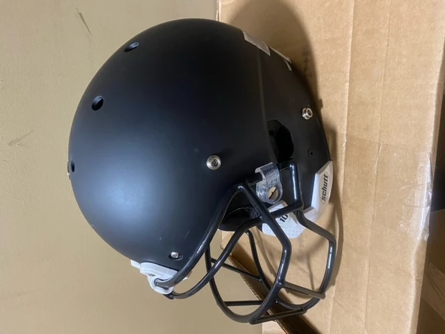Schutt Air XP Pro Q10 VTD Matte Black Helmet Size Large With Black Q10-TROPO-SW Facemask 2 Schutt Air XP Pro Q10 VTD Matte Black Helmet Size Large With Black Q10-TROPO-SW Facemask - Image 2